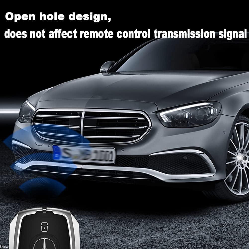 Mercedes Benz Key Fob Cover – Gradient Glass & Metal Case for A/C/E/S Class