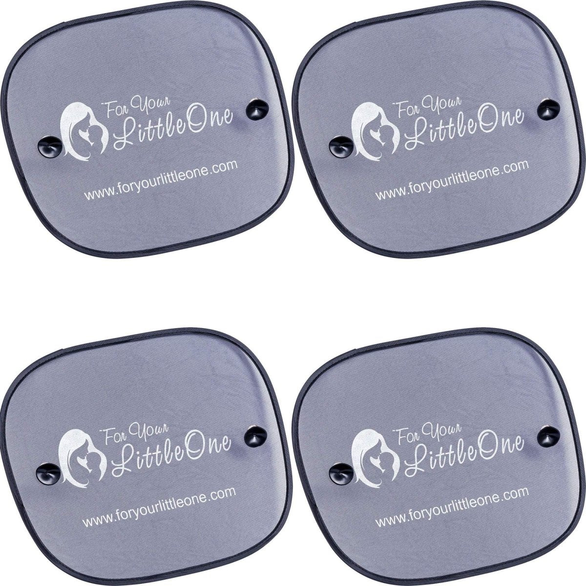 For Your Little One Car Window Sun Shades – UV Protection (Pack of 4)