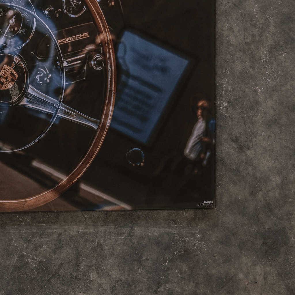 Uggly and Co Porsche Perspectives Vintage Car Canvas Wall Art – 32x48cm