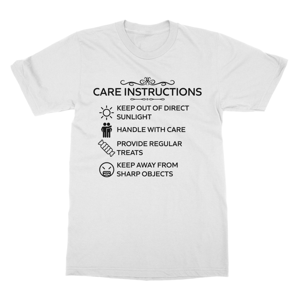 Kate's Clothing Care Instructions Heavy Cotton Unisex T-Shirt