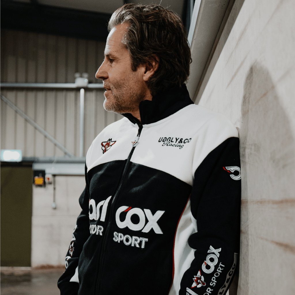 Uggly & Co Carl Cox Motorsport Track Jacket | Vintage Fleece Racing Gear