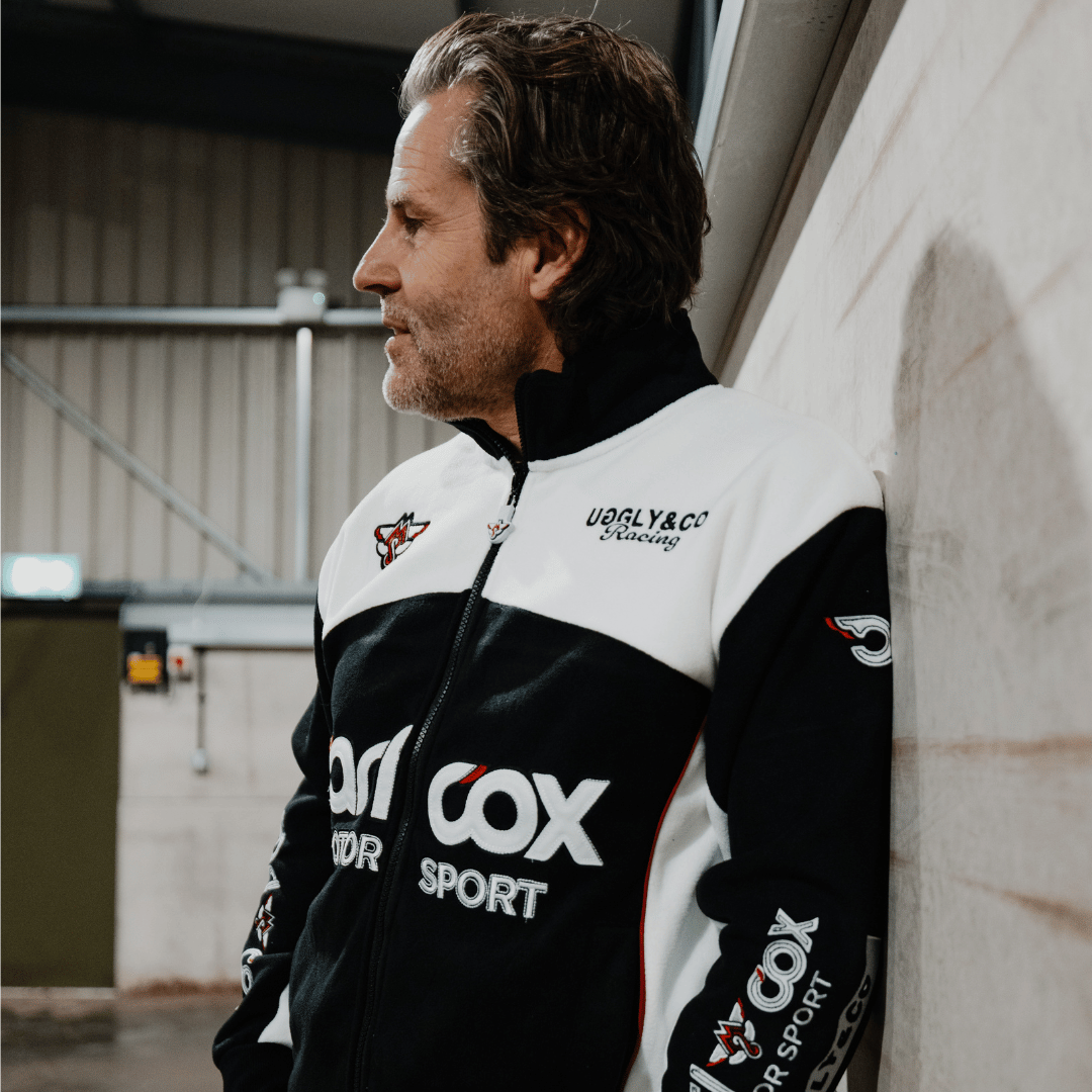 Uggly & Co Carl Cox Motorsport Track Jacket | Vintage Fleece Racing Gear