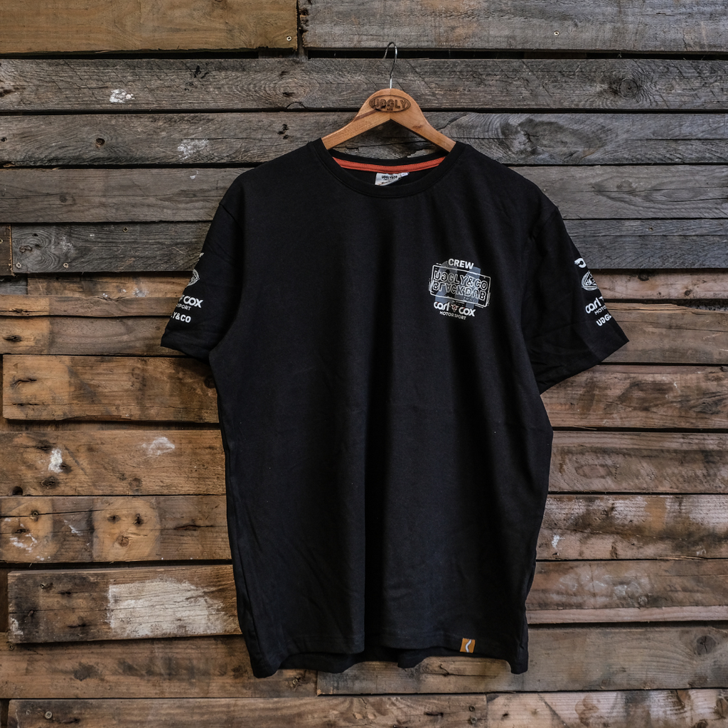 Uggly and Co Black Dub 2024 Crew T-Shirt | Heavyweight Cotton Tee