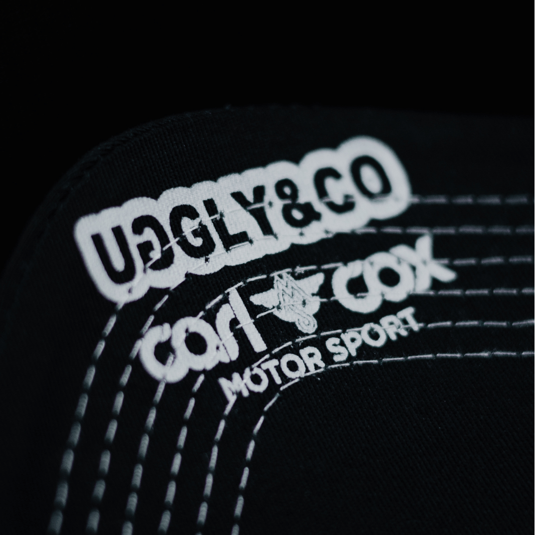 Carl Cox Motorsport Binch Racing Trucker Hat – Black & White Mesh