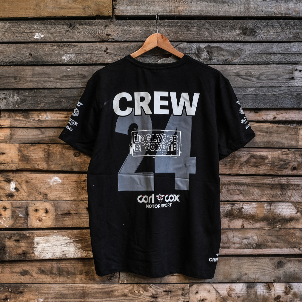 Uggly and Co Black Dub 2024 Crew T-Shirt | Heavyweight Cotton Tee