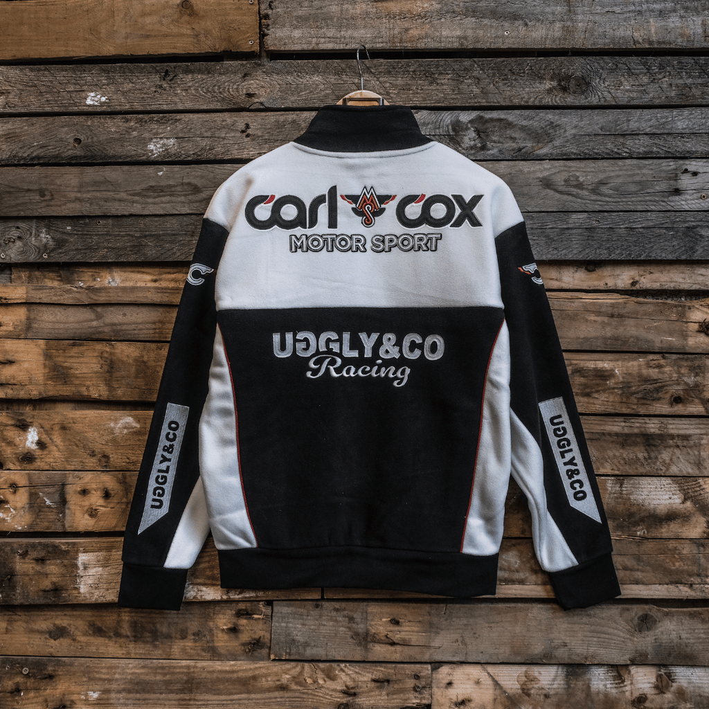 Uggly & Co Carl Cox Motorsport Track Jacket | Vintage Fleece Racing Gear