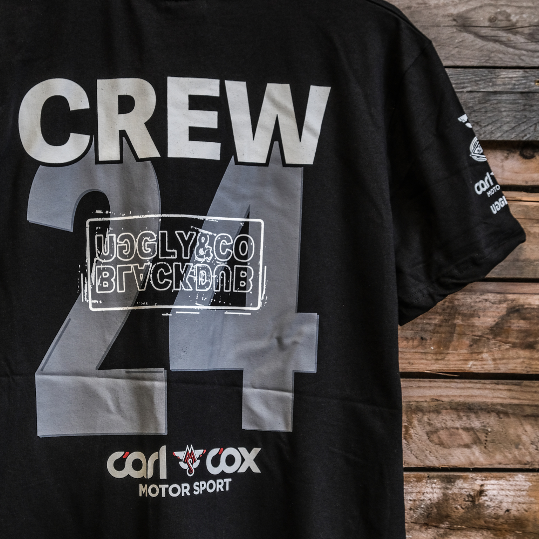 Uggly and Co Black Dub 2024 Crew T-Shirt | Heavyweight Cotton Tee