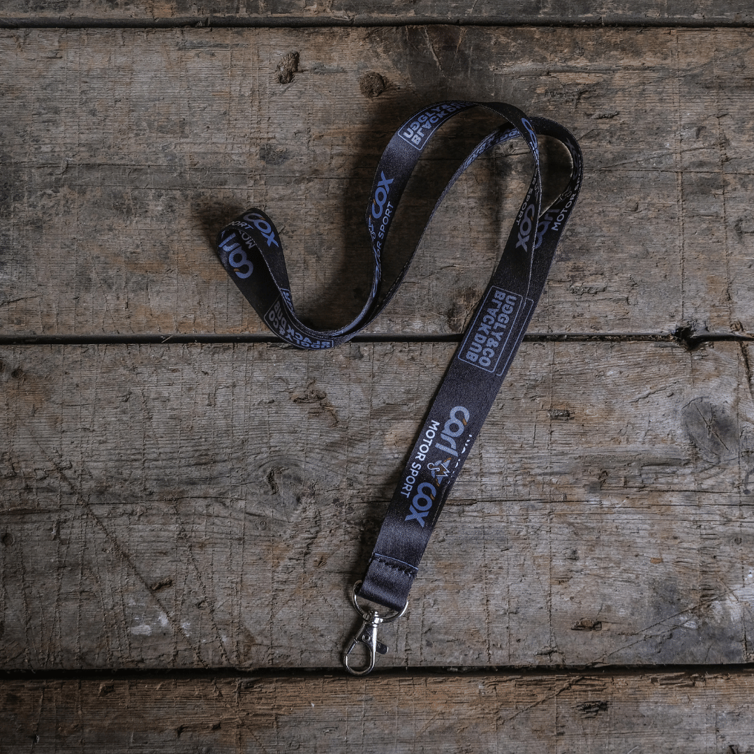 Carl Cox Motorsport Lanyard – Uggly and Co VIP Pass Holder Black