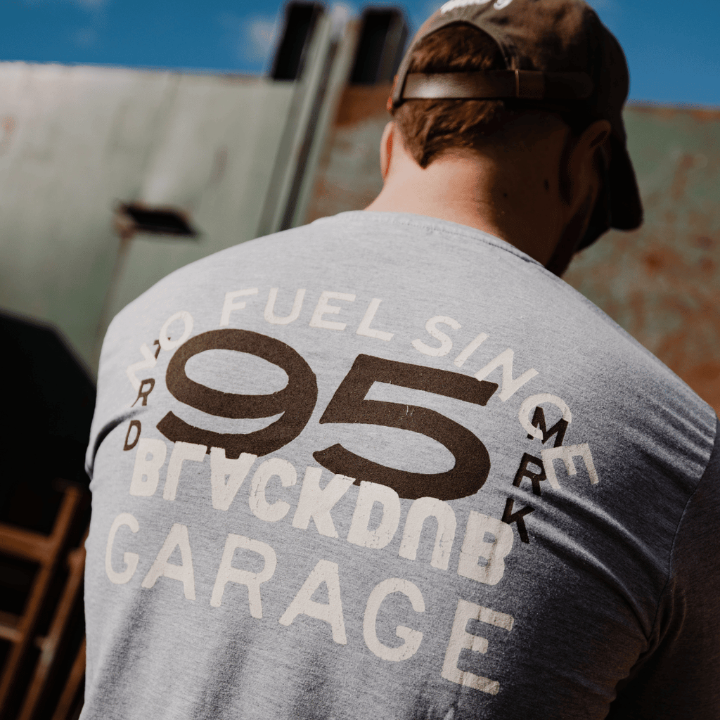 Uggly and Co No Fuel Since '95 Graphic Tee – Grey Cotton T-Shirt