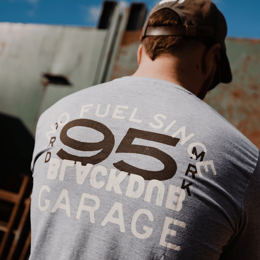 Uggly and Co No Fuel Since '95 Graphic Tee – Grey Cotton T-Shirt