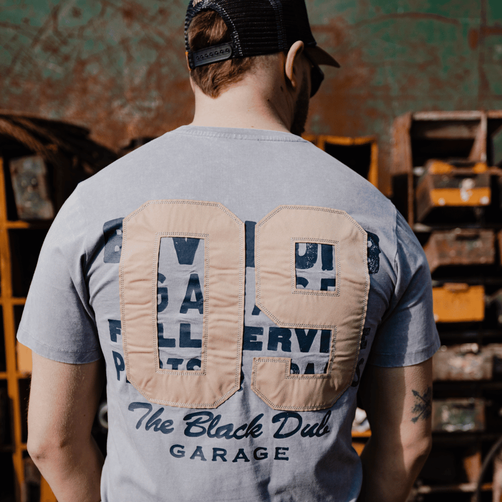 Uggly and Co Heavyweight Graphic Tee – Acid Wash Cotton '09' Shirt