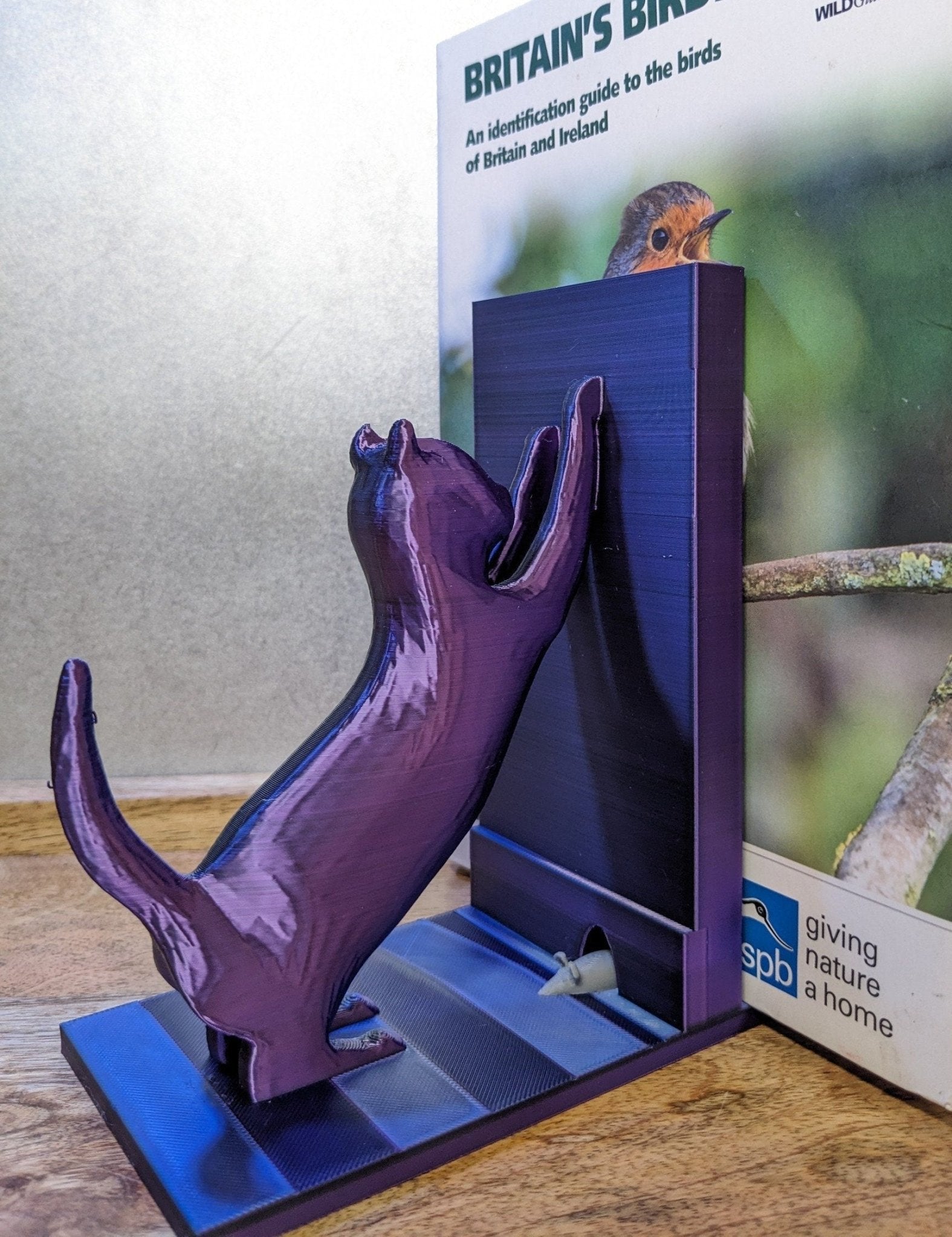 Chaddyverse Cat and Mouse 3D Printed Bookends – Eco-Friendly PLA