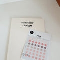 Suatelier Plain 62 Decorative Journaling Sticker Sheets - 3 Pack