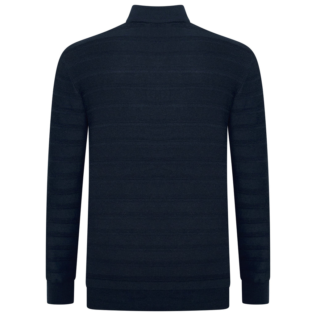 Crew Clothing Company Cashmere & Silk Blend Quarter Zip Jumper