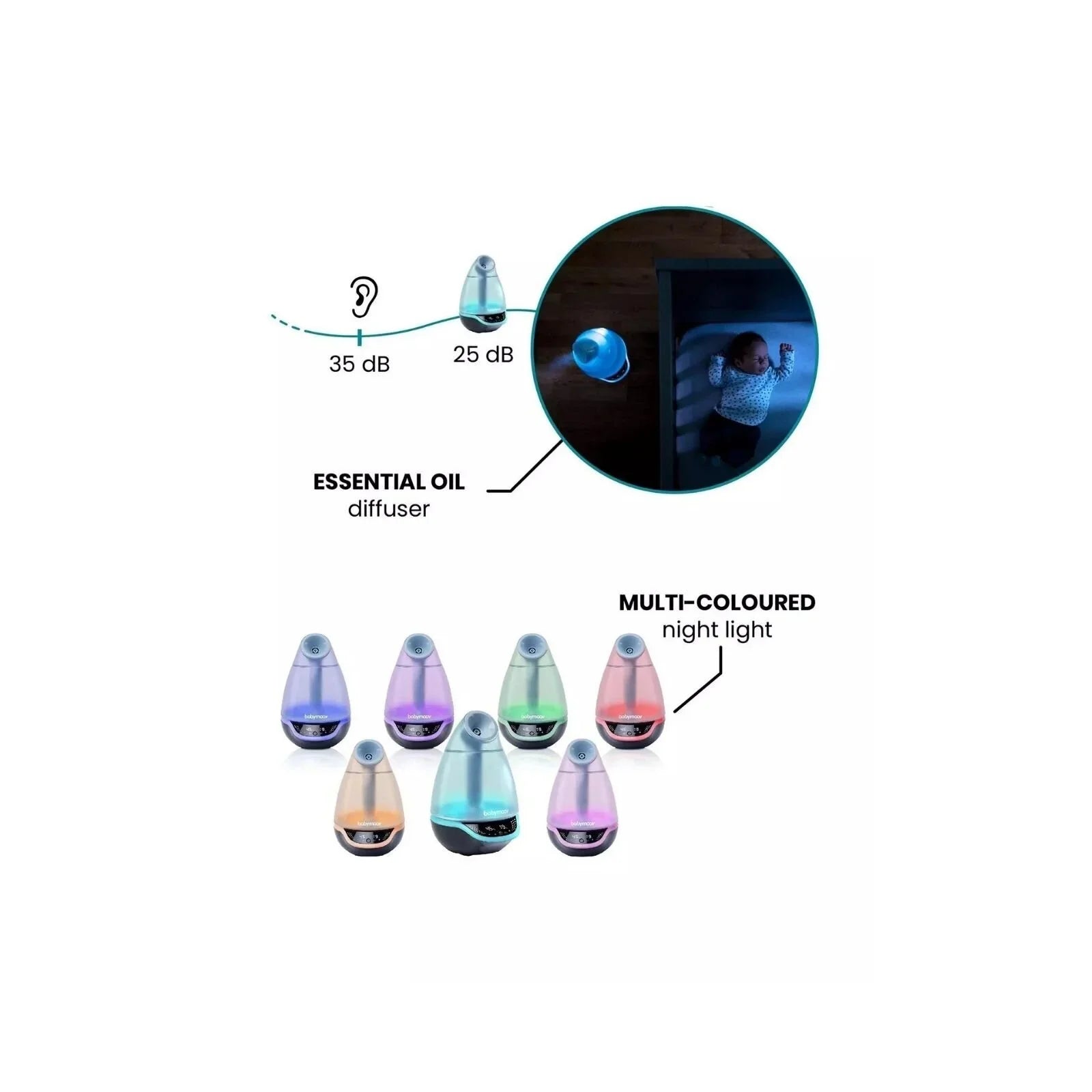 Babymoov Hygro Plus 3-in-1 Baby Humidifier