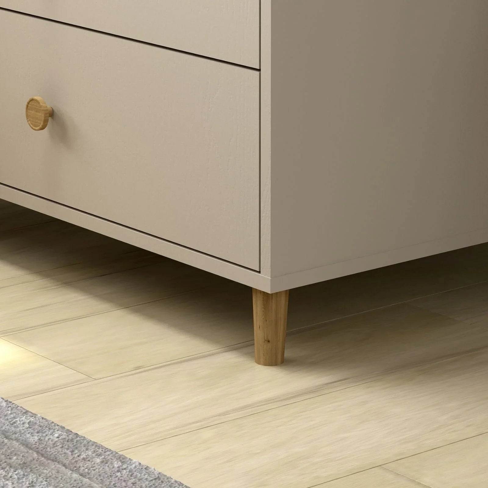 Shefa Kids 890 Changing Dresser - Cashmere Beige