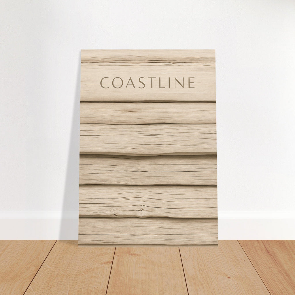 Minimalist Driftwood Beach Poster | Coastal Decor | Stunning Art Print