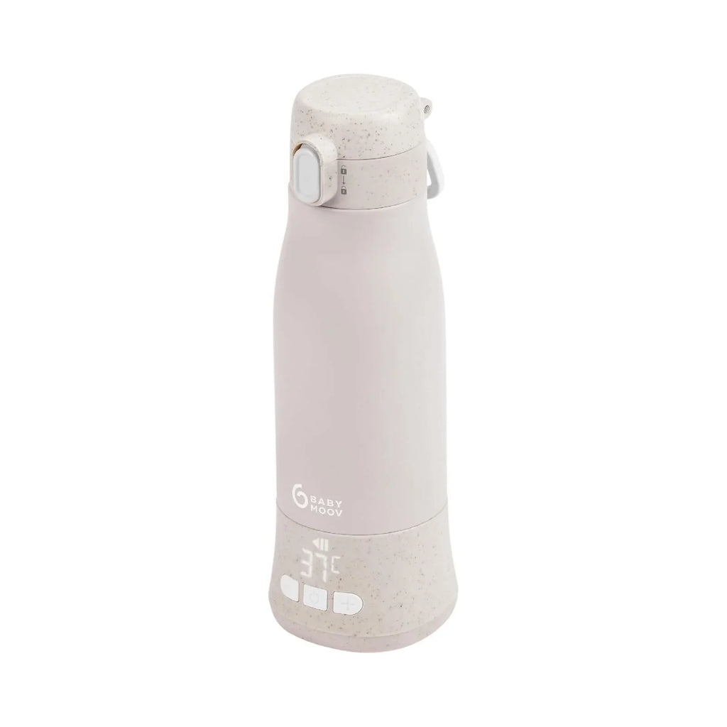Babymoov Moov & Feed Rechargeable Travel Bottle Warmer - Mineral Beige