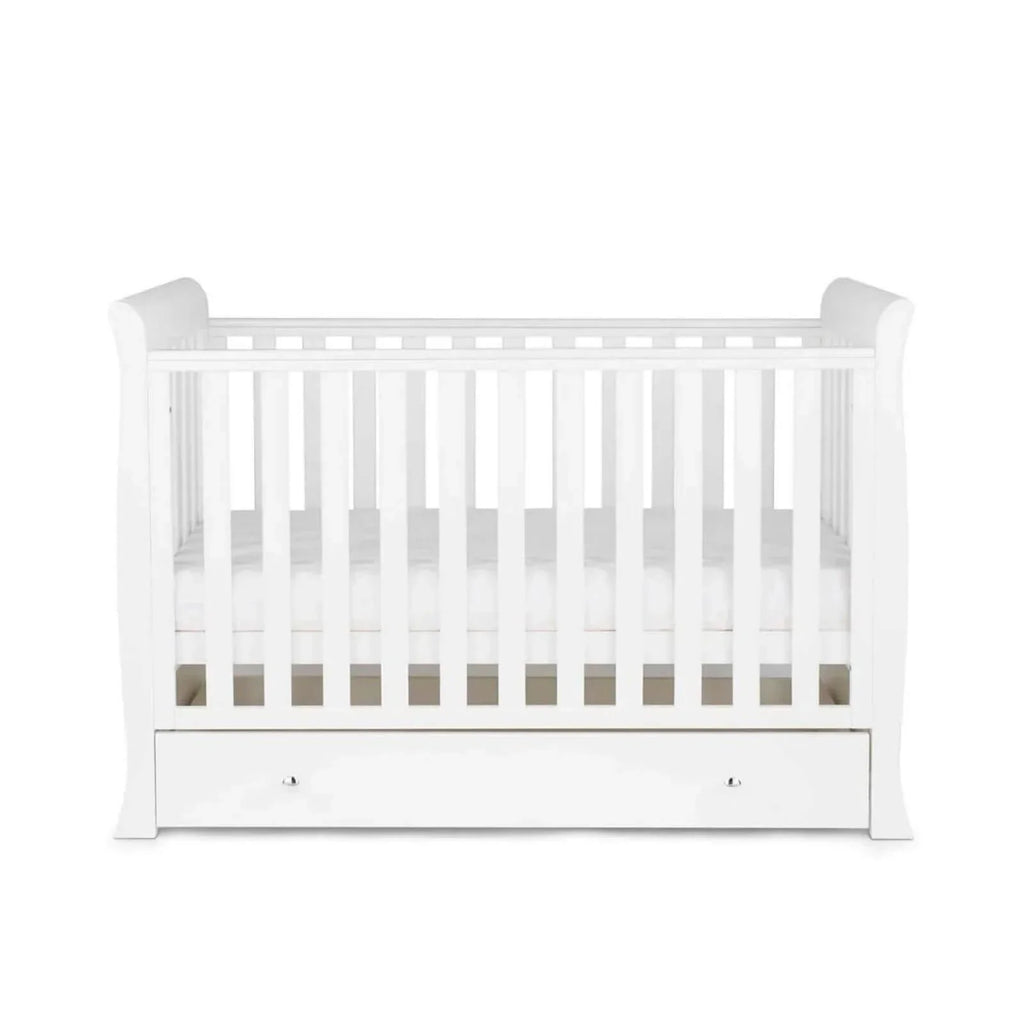 Ickle Bubba Snowdon 4 in 1 Mini 2 Piece Furniture Set White - Premium Pocket Sprung Mattress