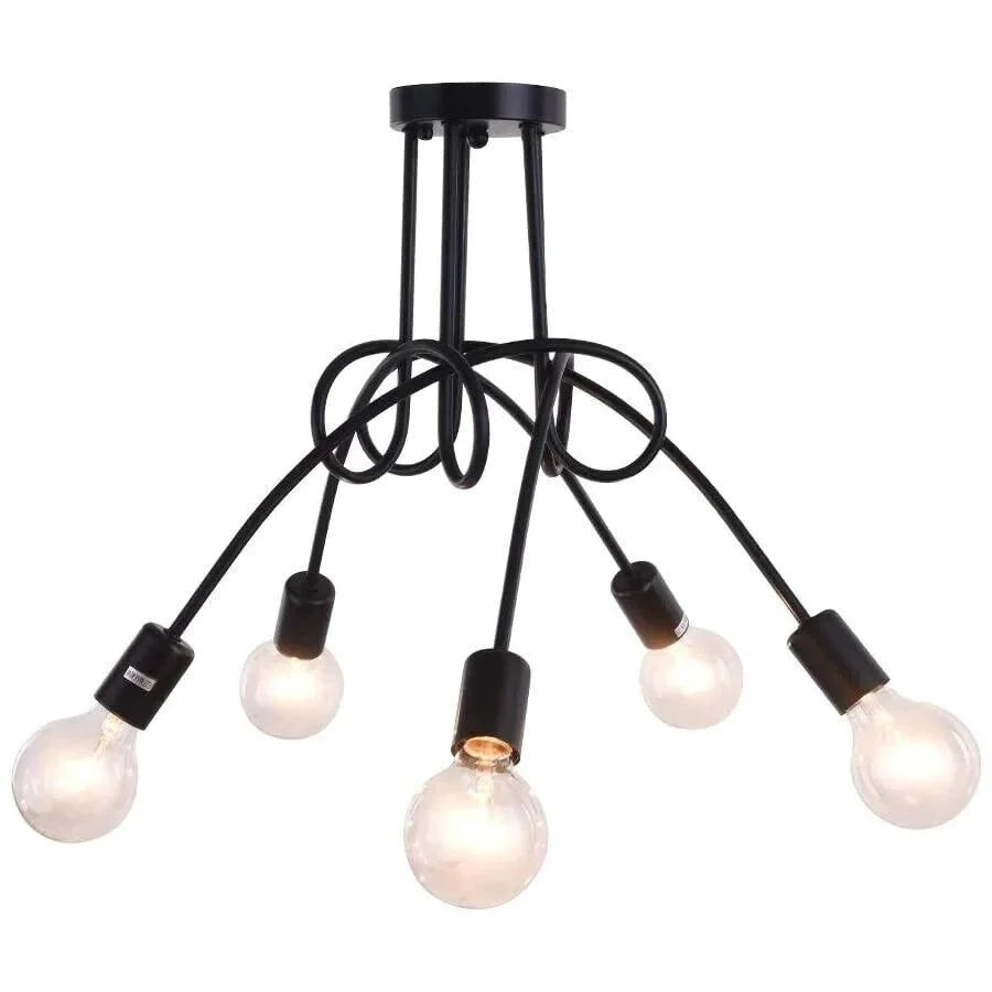 Massive Discounts 5-Light Vintage Metal Ceiling Light Fixture – 20.47"