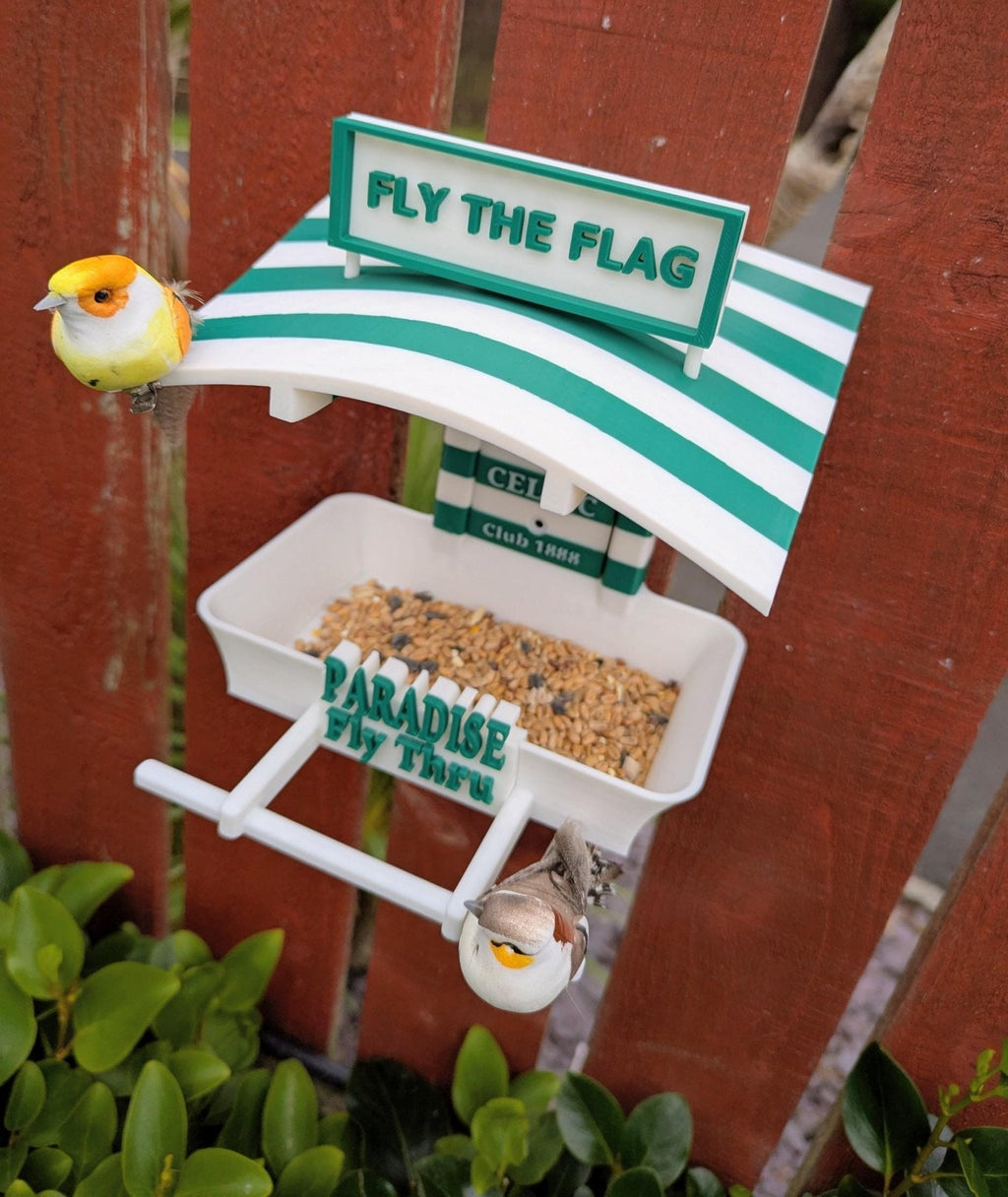 Celtic FC Bird Feeder – 3D Printed Garden Decor by Chaddyverse