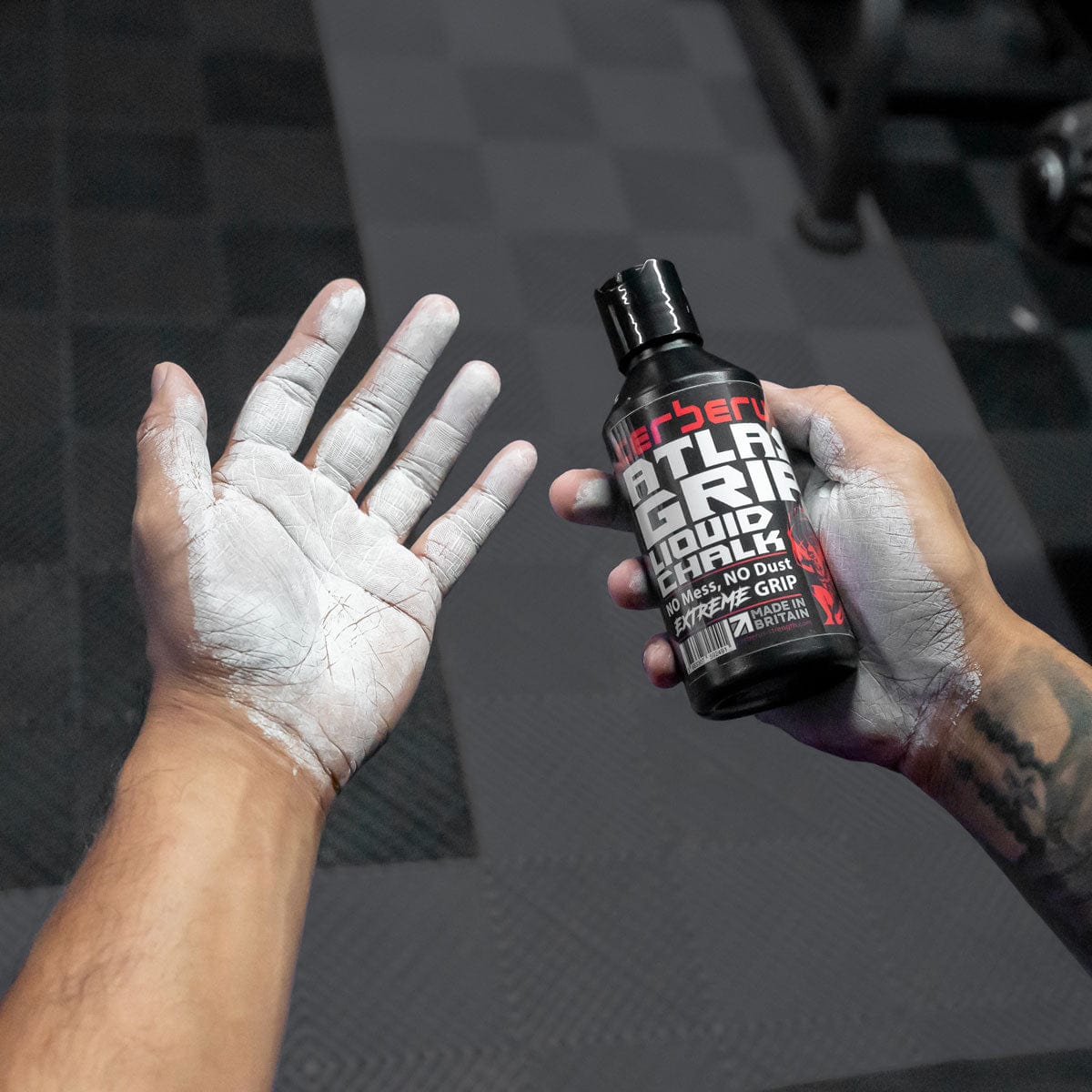 Cerberus Strength Atlas Grip Liquid Chalk – 250ml Anti-Bacterial