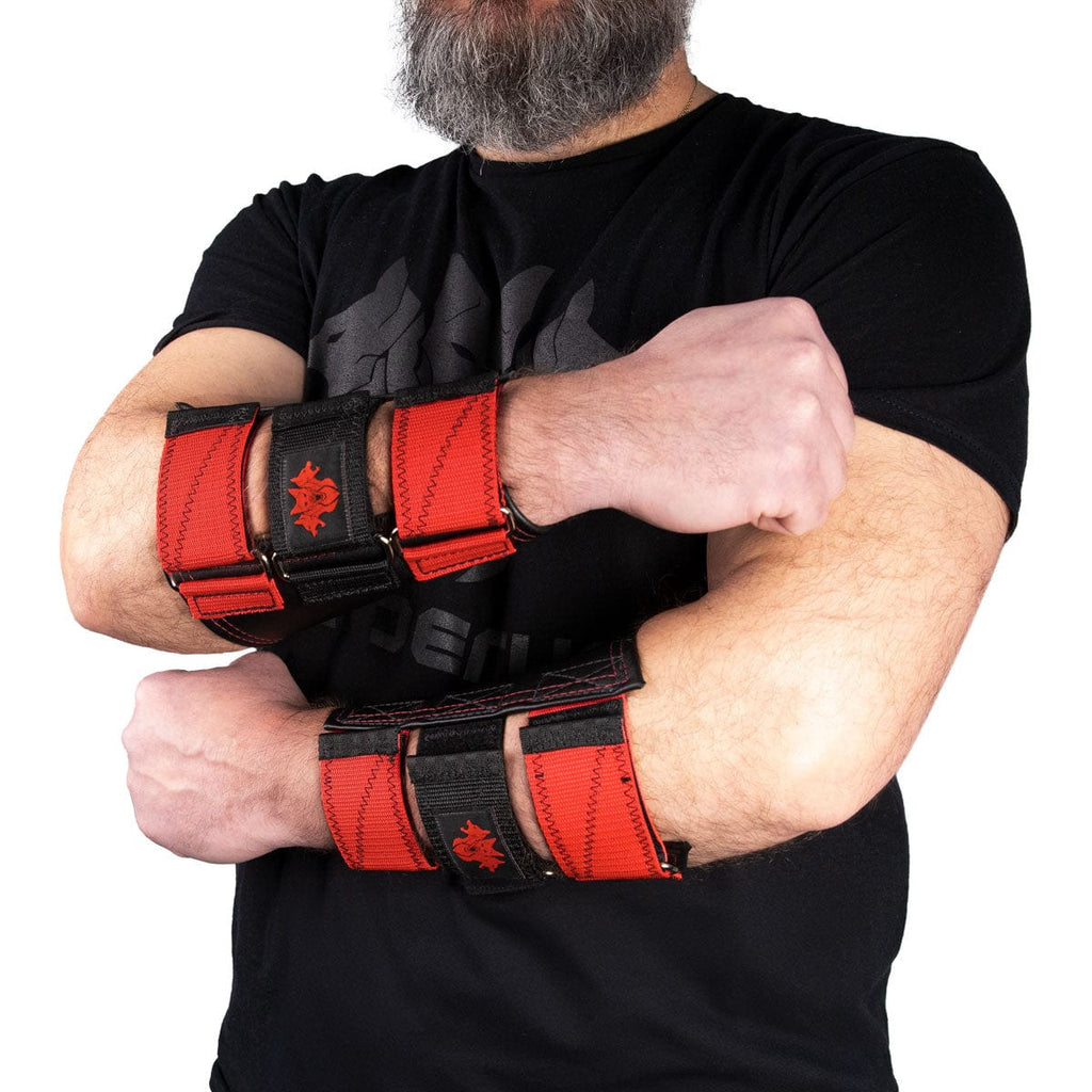 CERBERUS Strength Atlas Stone Sleeves – Premium Leather Forearm Guards