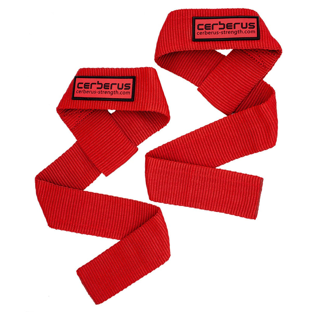 Cerberus Strength Elite Axle Bar Lifting Straps – Extra Wide Nylon