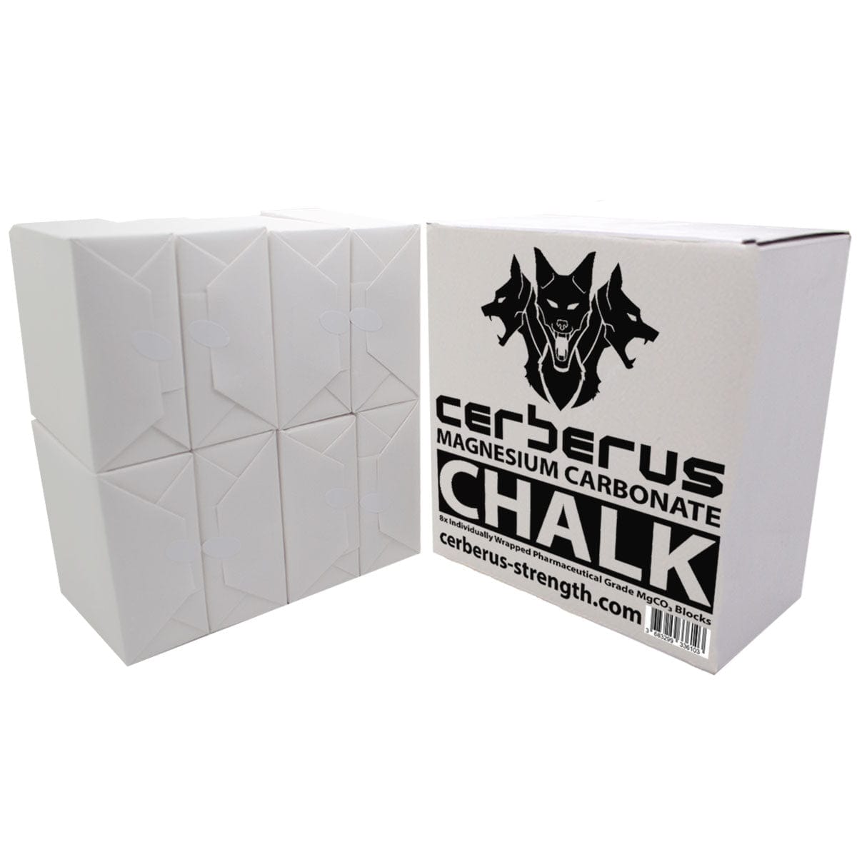 Cerberus Strength Atlas Grip Chalk Blocks | Pure Magnesium Carbonate