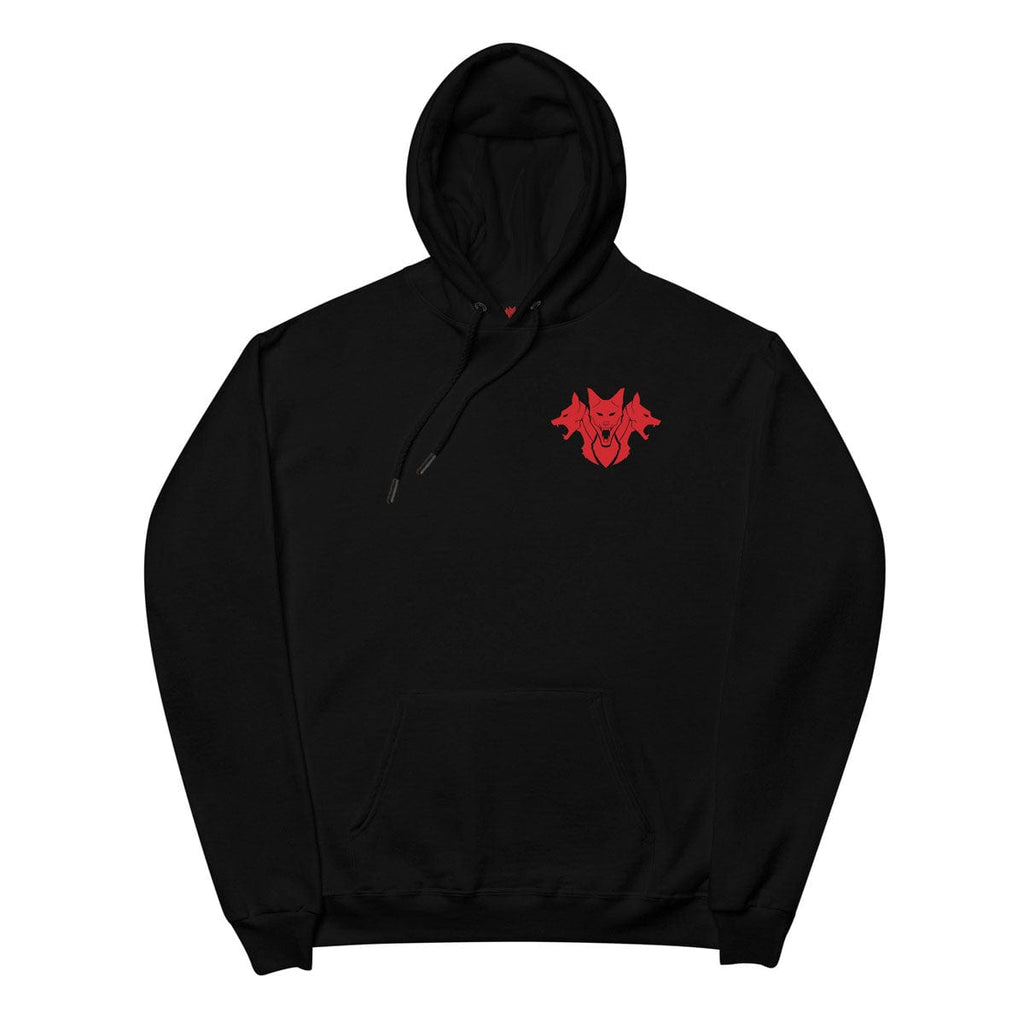 CERBERUS Strength CORE Hoodie – Black Cotton Blend Pullover Sweatshirt