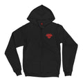 CERBERUS Strength CORE Zippy – Premium Cotton Zip-Up Hoodie (Black)