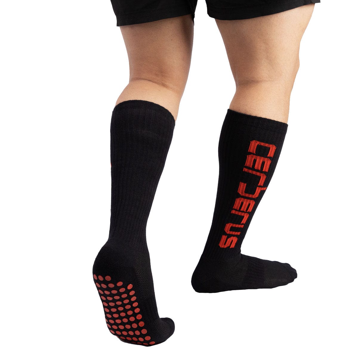 Cerberus Deadlift Grip Socks – Non-Slip Sole & Shin Protection Cotton