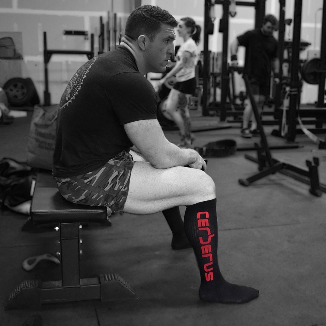 CERBERUS Deadlift Socks – Shin Protection for Deadlifts & Cleans