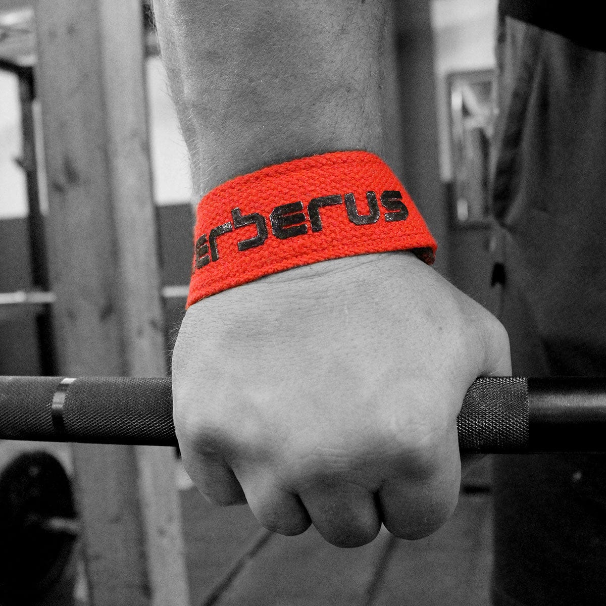 CERBERUS Strength Dual-Ply Cotton Lifting Straps – Heavy Duty 70cm Pair