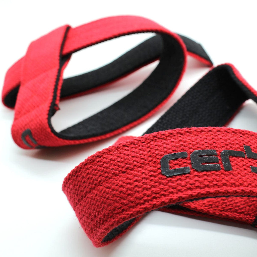 CERBERUS Strength Dual-Ply Cotton Lifting Straps – Heavy Duty 70cm Pair
