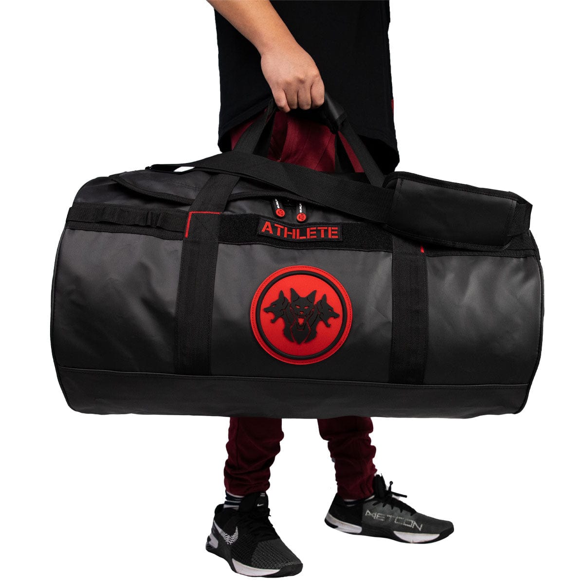 CERBERUS Strength Training Duffel Bag – 90L Water-Resistant Gym Bag