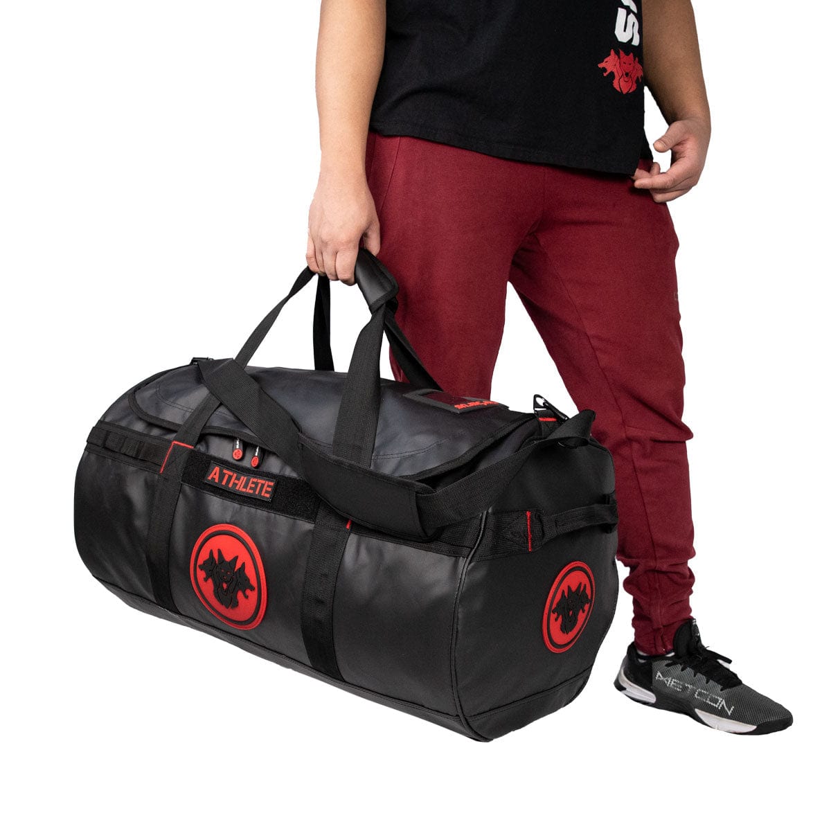 CERBERUS Strength Training Duffel Bag – 90L Water-Resistant Gym Bag