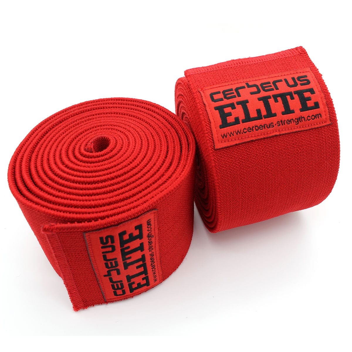 CERBERUS Strength Elite Knee Wraps – Stiff Powerlifting Support
