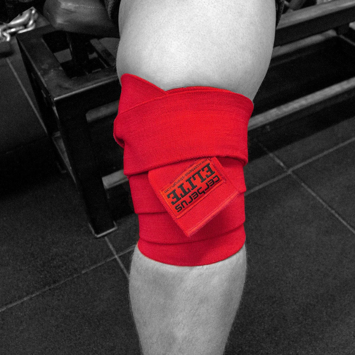 CERBERUS Strength Elite Knee Wraps – Stiff Powerlifting Support