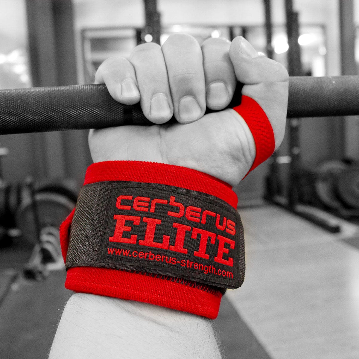 CERBERUS Strength ELITE Wrist Wraps – Heavy Duty Powerlifting Support