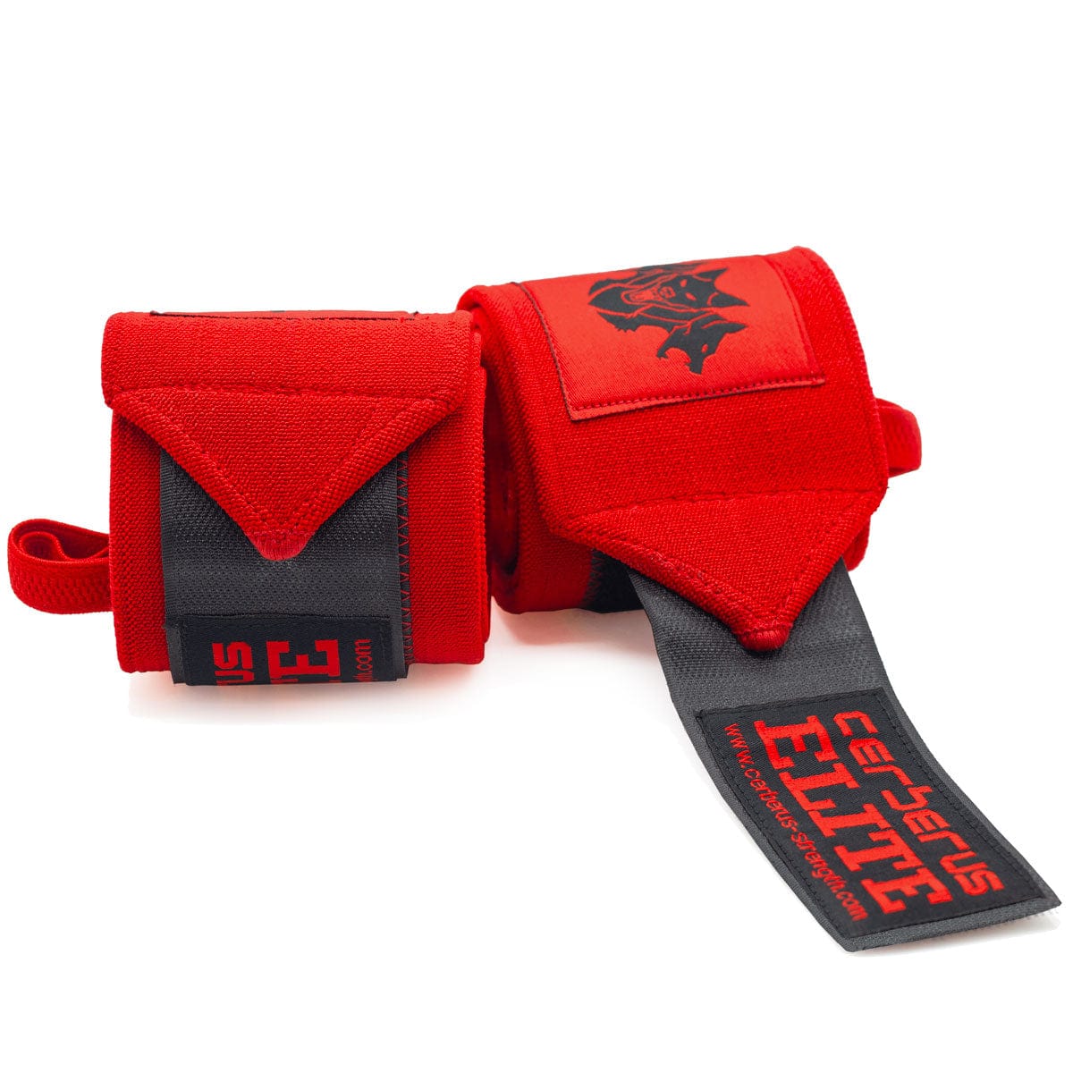 CERBERUS Strength ELITE Wrist Wraps – Heavy Duty Powerlifting Support