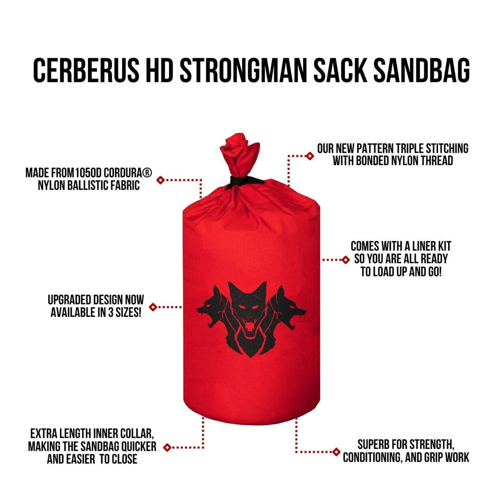Cerberus Strength HD Strongman Sandbag – 1050D Ballistic Nylon V3