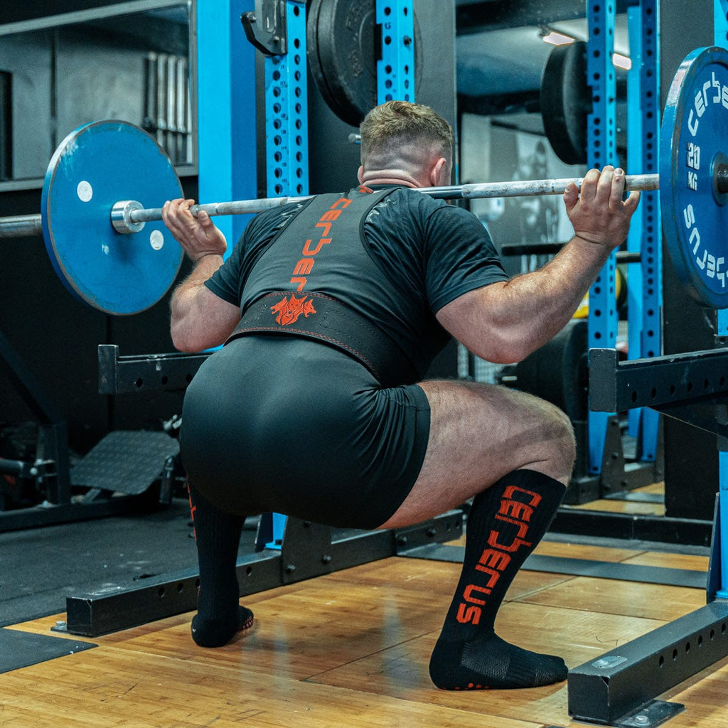 CERBERUS Strength Men's Powerlifting Singlet – Compression Support
