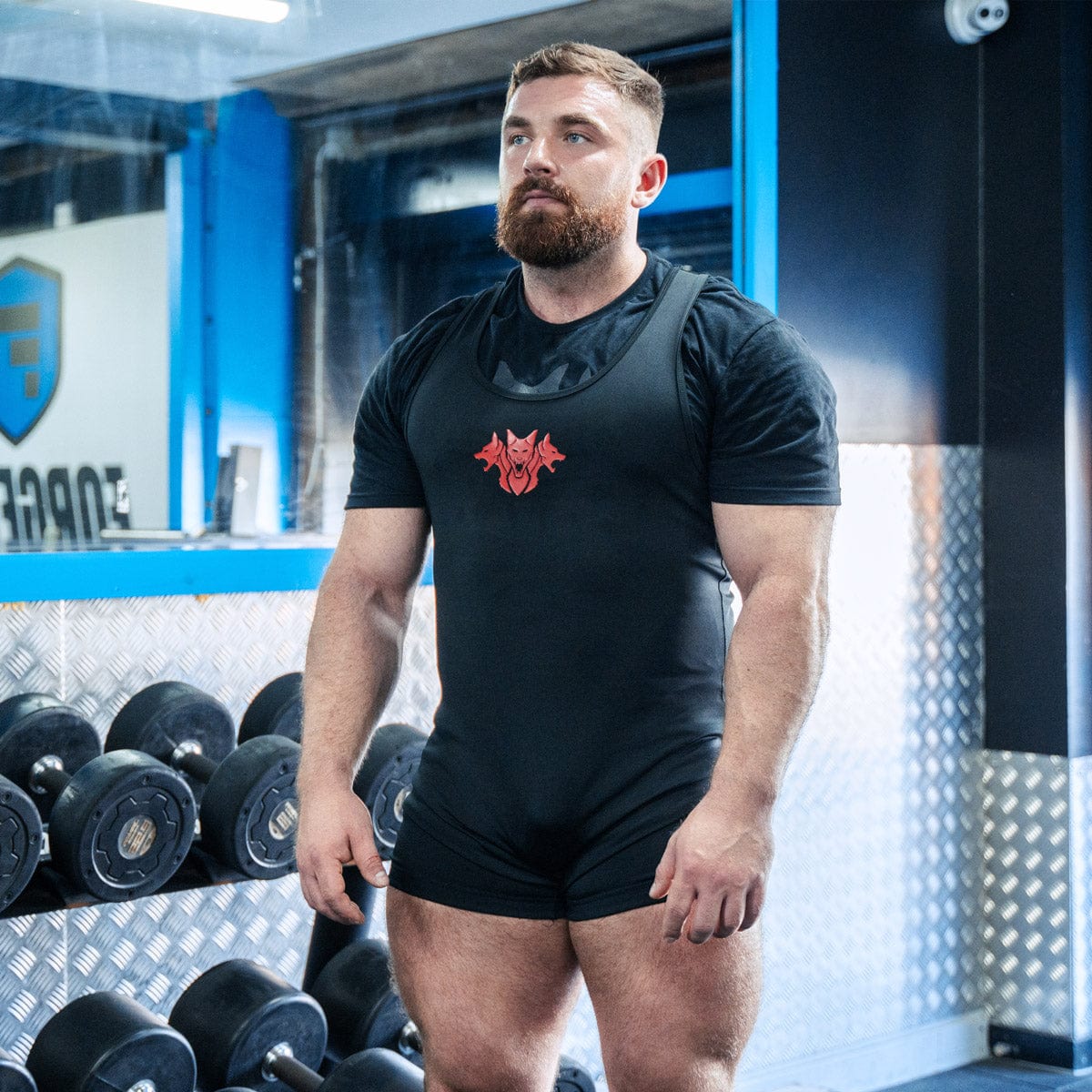 CERBERUS Strength Men's Powerlifting Singlet – Compression Support