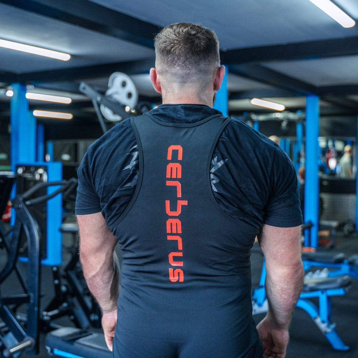 CERBERUS Strength Men's Powerlifting Singlet – Compression Support