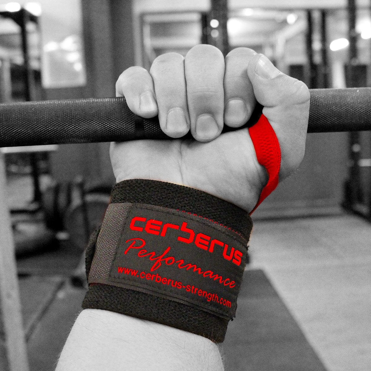 Cerberus Strength Performance Wrist Wraps – Heavy Duty Support Pair