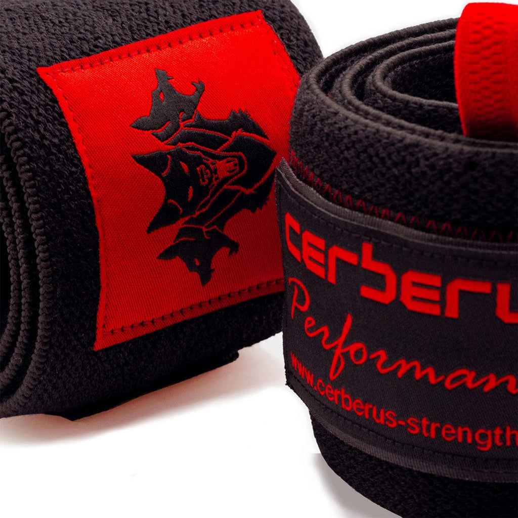 Cerberus Strength Performance Wrist Wraps – Heavy Duty Support Pair
