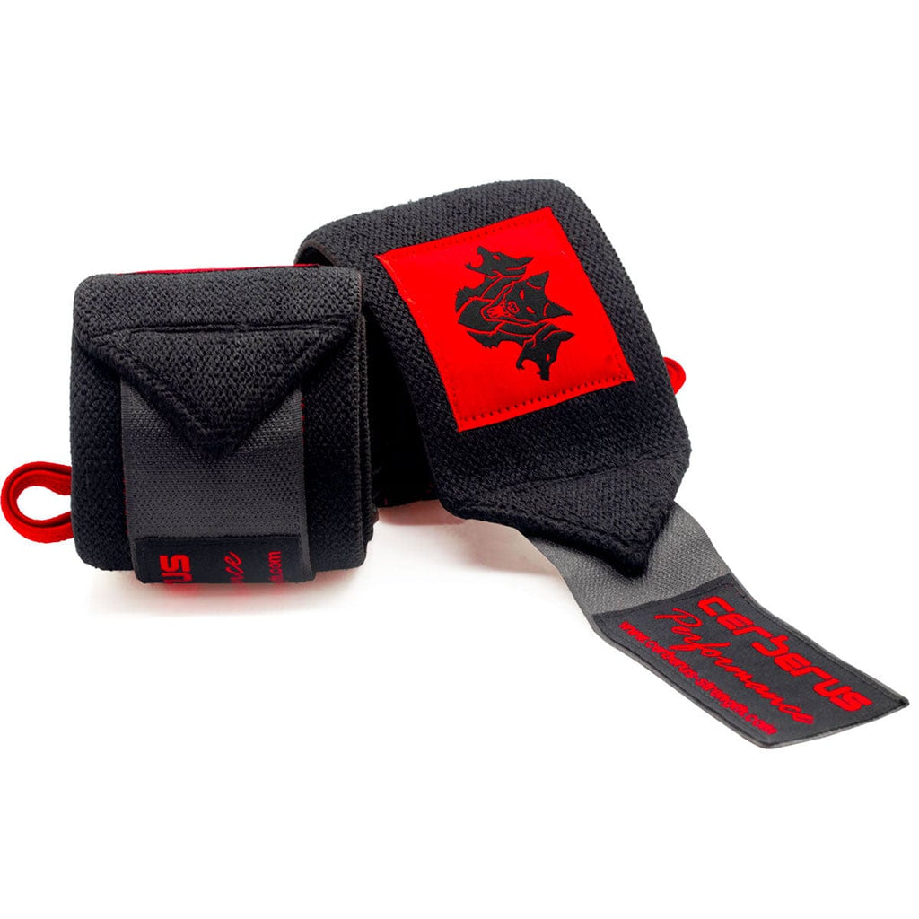 Cerberus Strength Performance Wrist Wraps – Heavy Duty Support Pair