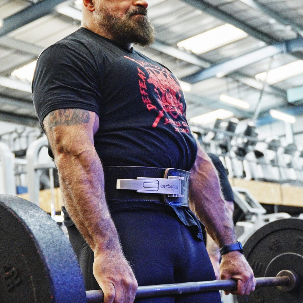 CERBERUS Strength x Pioneer 13mm Leather Adjustable Lever Belt