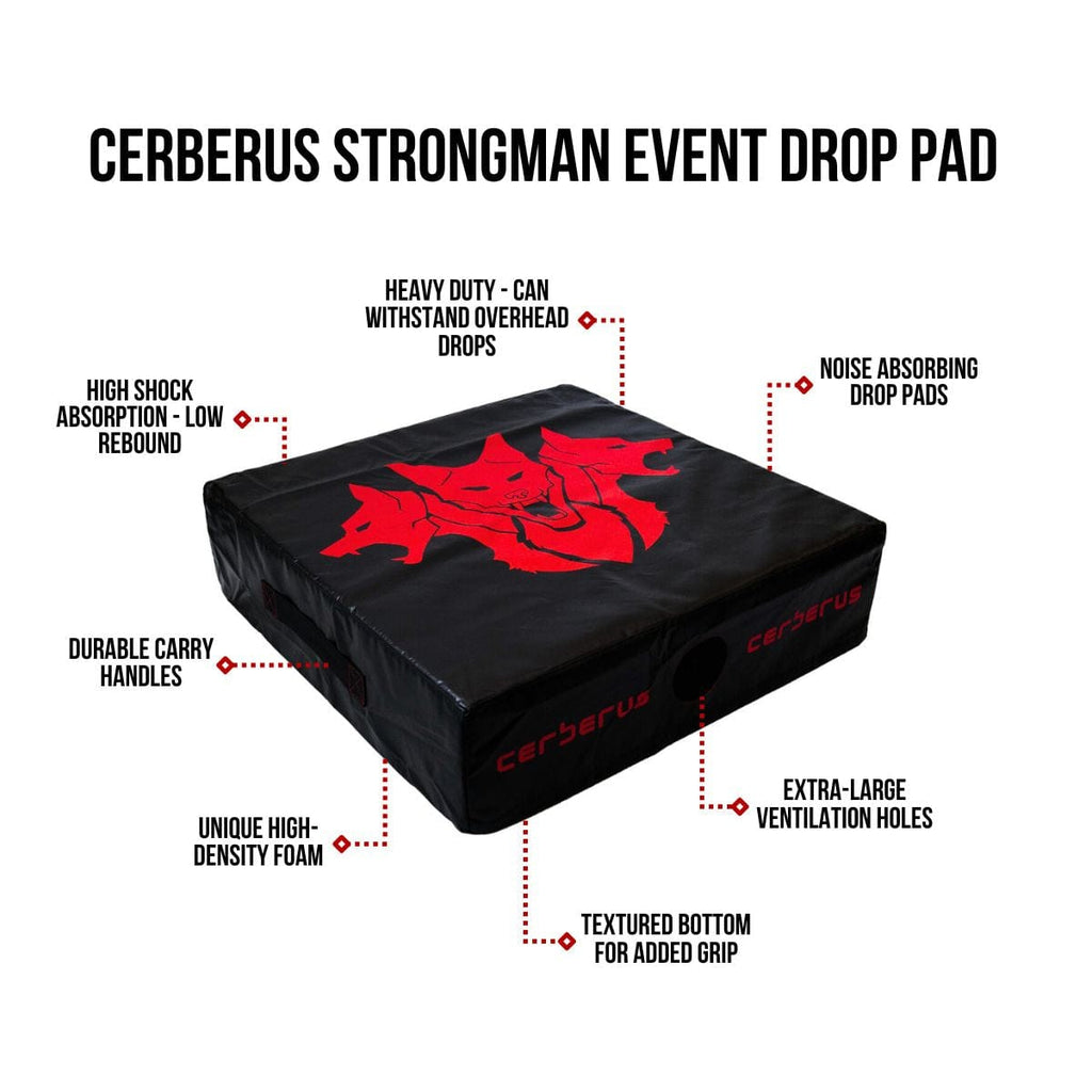 CERBERUS Strength Strongman Event Drop Pad – High-Density Shock Pad